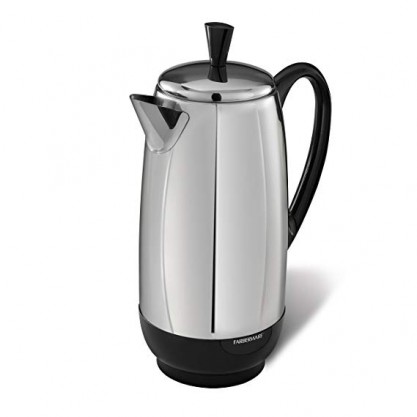  12-Cup Percolator, Stainless Steel, FCP412 